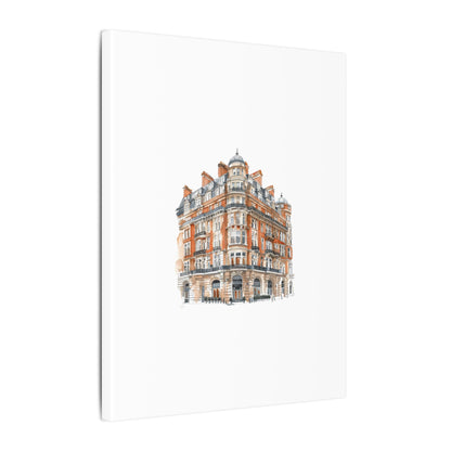 Artistic Matte Canvas Print of Historic Building, Wall Art Decor, Home Interior, Unique Gift, Fine Art, Architecture Lover, Urban Design
