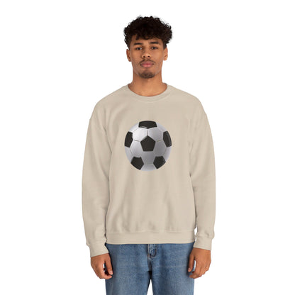 Unisex Heavy Blend™ Crewneck Sweatshirt Lightweight - Dynamic Football Design