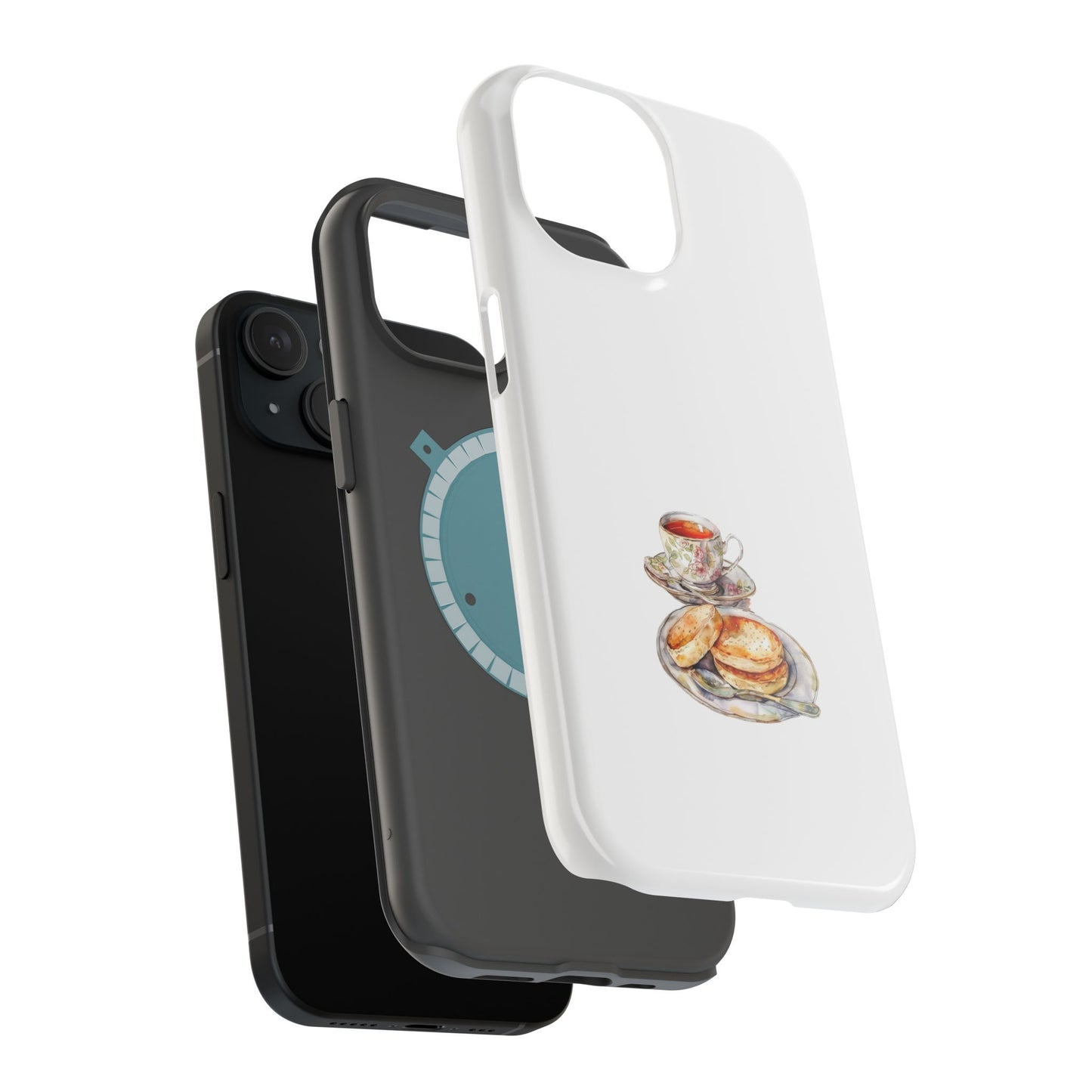 Charming Magnetic Tough Cases - Unique Art Phone Covers, Gift for Tea Lovers, Cute Phone Accessories, Stylish Tech Gifts