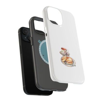 Charming Magnetic Tough Cases - Unique Art Phone Covers, Gift for Tea Lovers, Cute Phone Accessories, Stylish Tech Gifts
