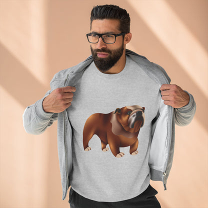 Unisex Crewneck Sweatshirt - Adorable British Dog