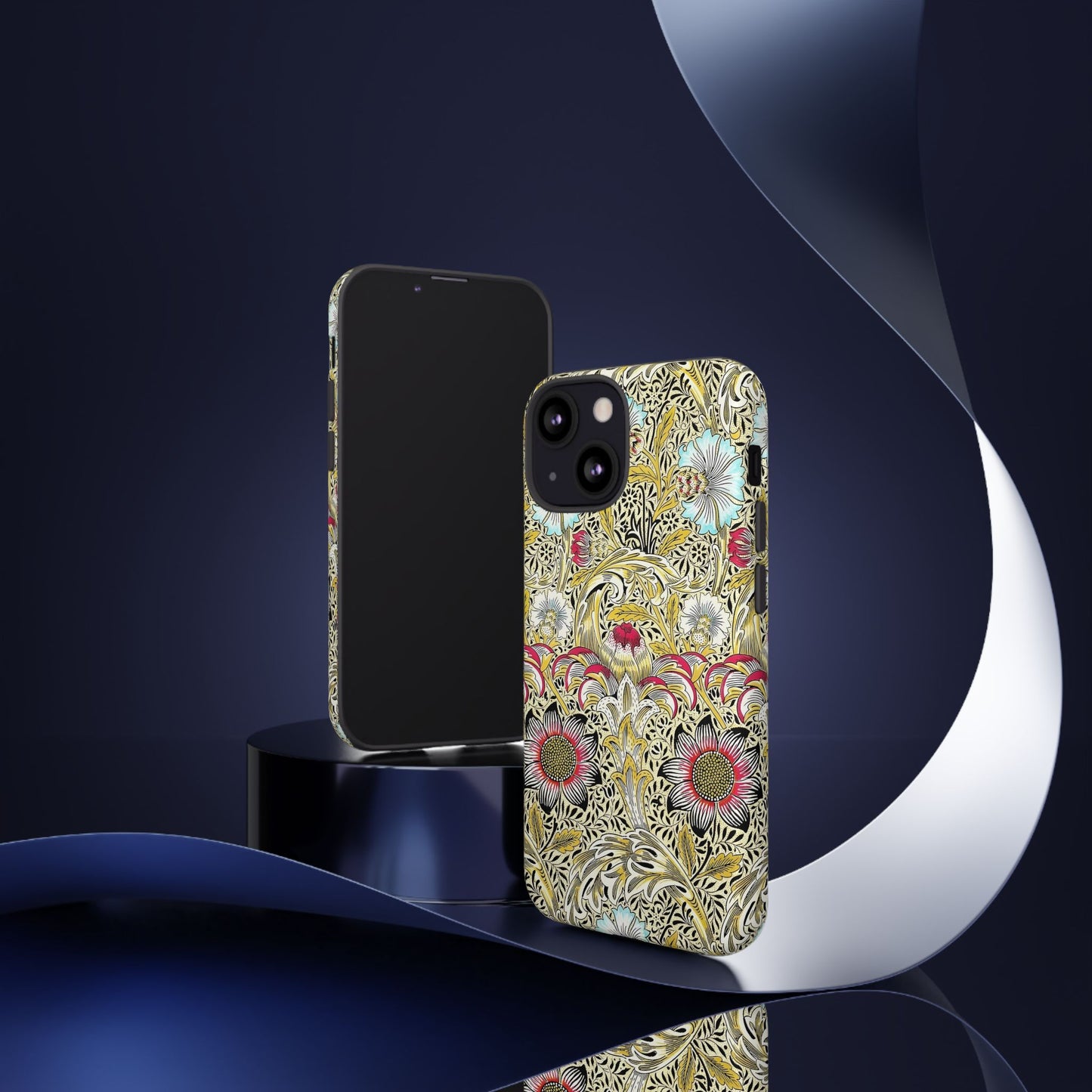 Floral Phone Case - Tough Cases, Floral Design, Stylish, Protective, Unique Gift for Her, Phone Accessories