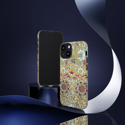 Floral Phone Case - Tough Cases, Floral Design, Stylish, Protective, Unique Gift for Her, Phone Accessories