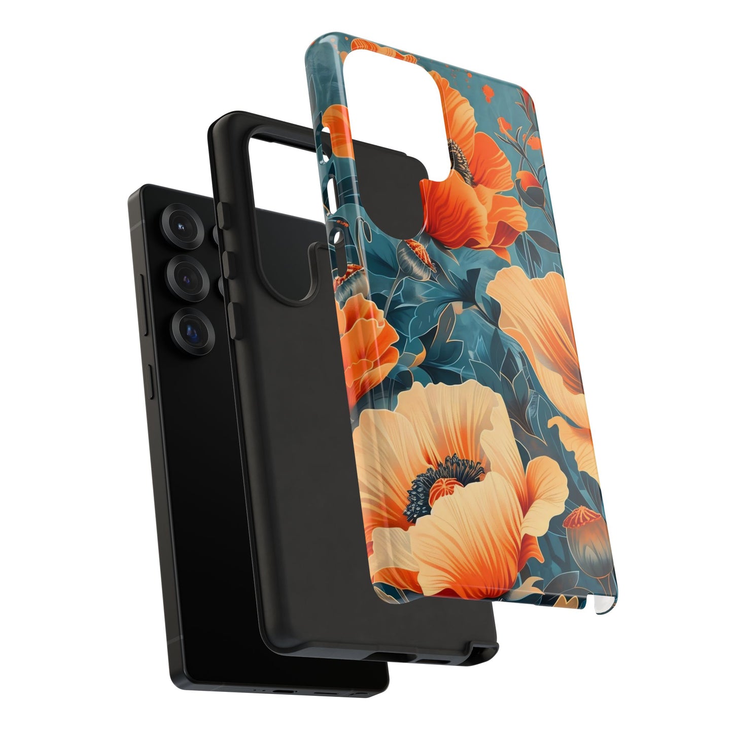 Floral Phone Case, Tough Cases for Protection and Style, Spring Aesthetic, Gift for Her, Phone Accessory for Nature Lovers