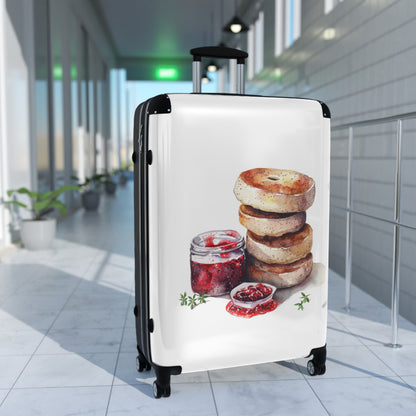 Elegant British Tea Set Suitcase