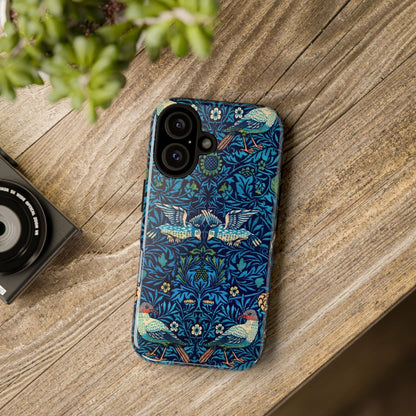 Elegant Bird Pattern Phone Case | Nature Lover Gift, Stylish Mobile Cover, Floral Design, Eco-Friendly, Unique Cell Phone Protector