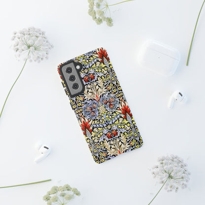 Stylish Phone Case - Floral Design, Tough Cases, Gift for Her, Phone Accessories, Trendy Tech, Unique Cell Phone Cover