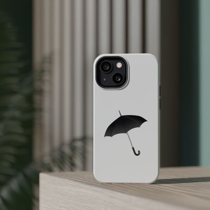Stylish Magnetic Tough Cases with Umbrella Design, Custom Phone Cases, Durable Cell Phone Covers, Unique Gift Ideas, Rainy Day Accessories