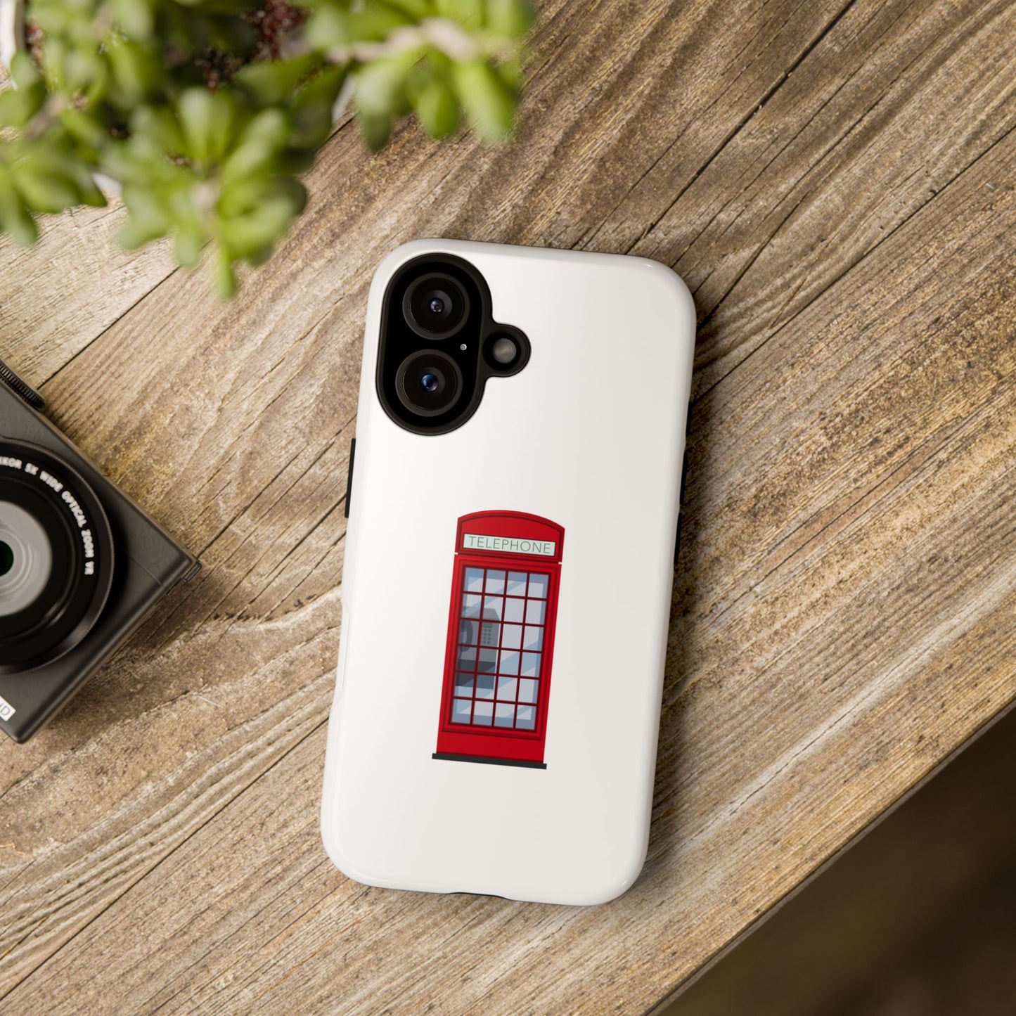 Red Telephone Booth Phone Case - Tough & Stylish Protection