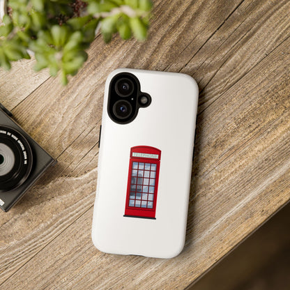 Red Telephone Booth Phone Case - Tough & Stylish Protection