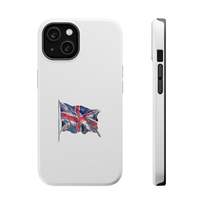 UK Flag Magnetic Tough Case, Durable Phone Cover, British Pride Accessory, Gift for Travelers, Patriot’s Tech Protector