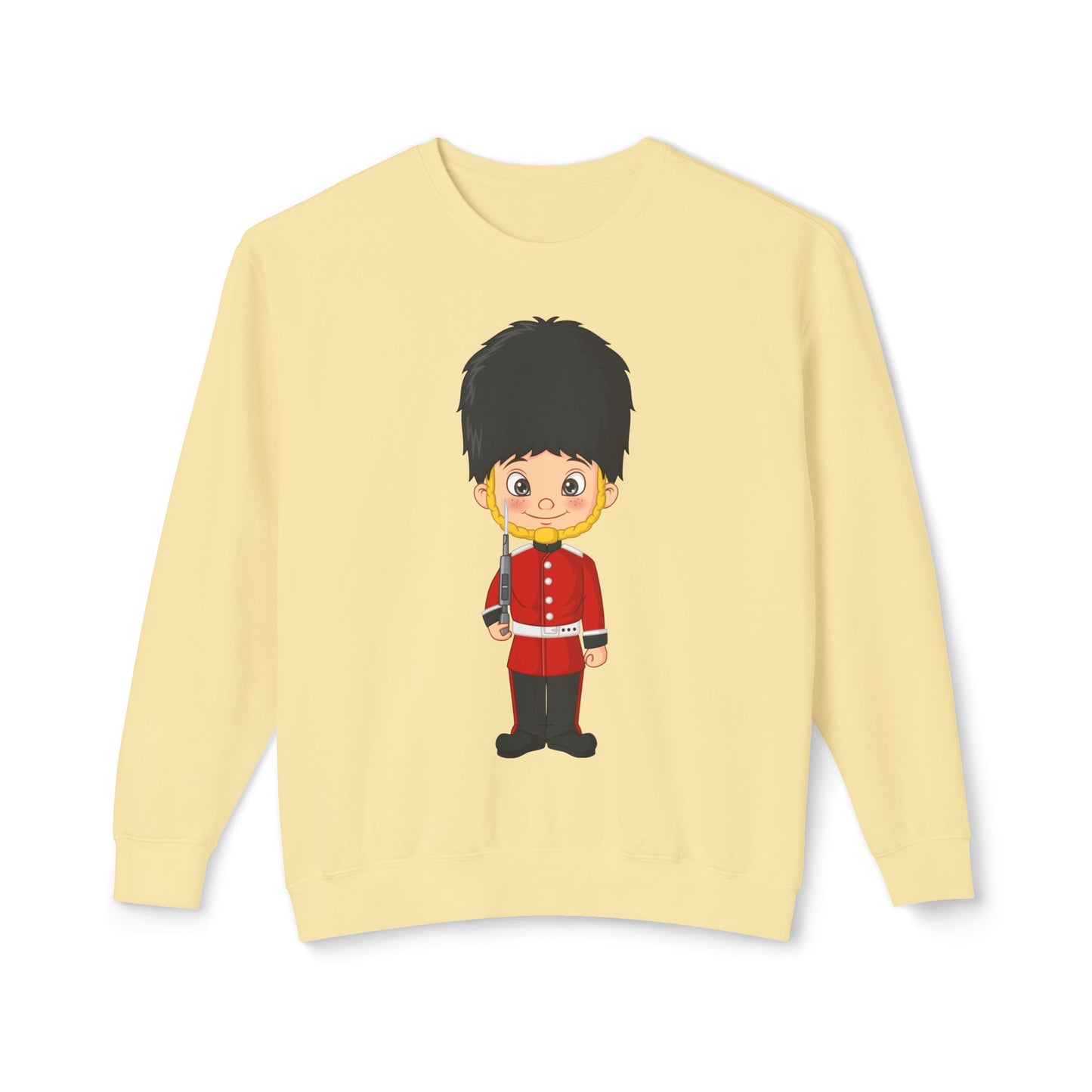 Unisex Lightweight Crewneck Sweatshirt - British Soldier - Classic Military Elegance and Honorable