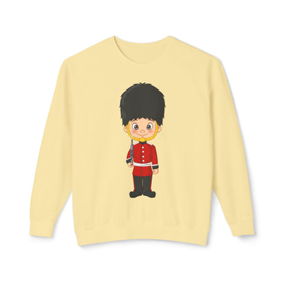 Unisex Lightweight Crewneck Sweatshirt - British Soldier - Classic Military Elegance and Honorable