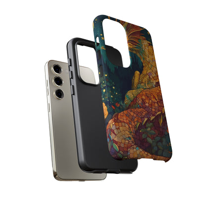 Dragon Art Phone Case, Tough Phone Cover, Fantasy Gift, Unique Mobile Accessory, Dragon Lover Gift, Stylish Protection