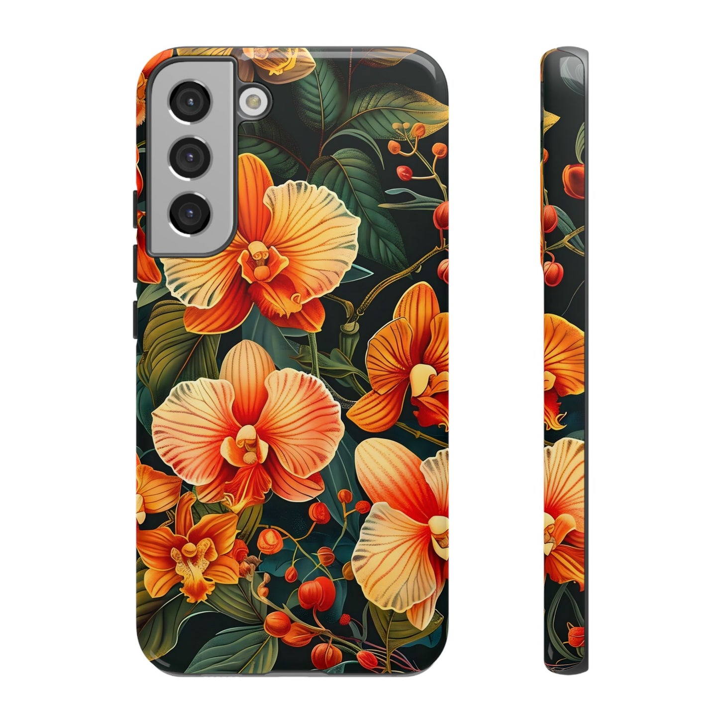 Floral Phone Case - Tough Cases, Protective Cover, Gift for Her, Smartphone Accessory, Floral Design, Nature-Inspired