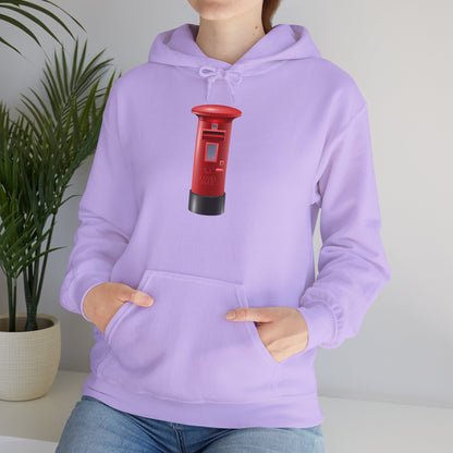 Unisex Heavy Blend™ Hooded Sweatshirt - Classic UK Royal Mailbox Design