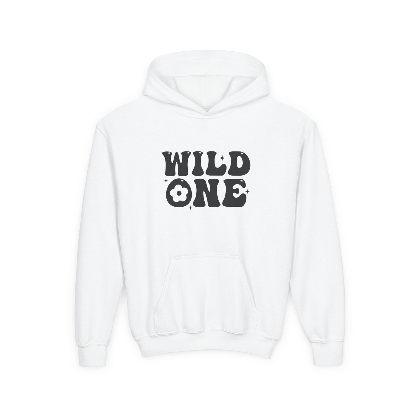 Youth Wild One Hoodie - Cozy Blend Sweatshirt for Adventurous Kids