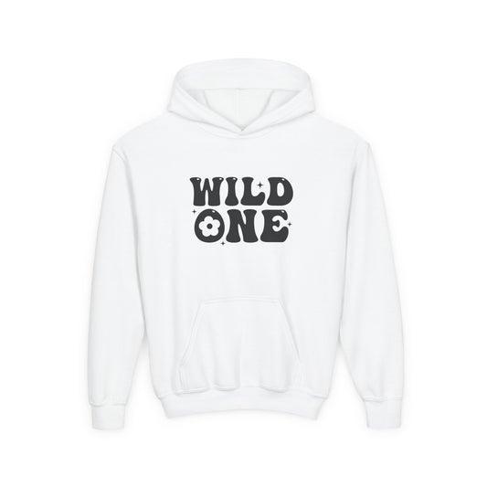 Youth Wild One Hoodie - Cozy Blend Sweatshirt for Adventurous Kids