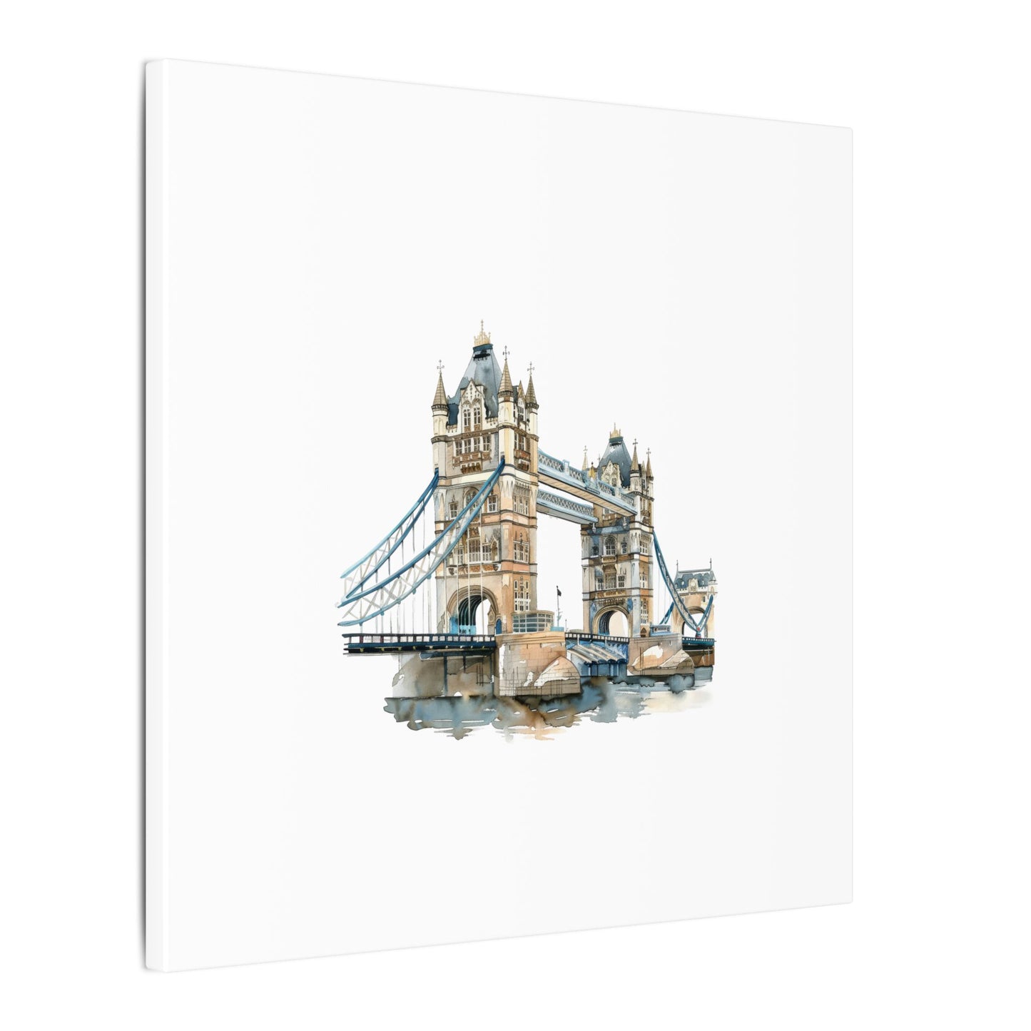London Bridge Matte Canvas Wall Art, Elegant Home Decor, Unique Gift for Art Lovers, Travel Enthusiast Wall Decor, Modern Aesthetic