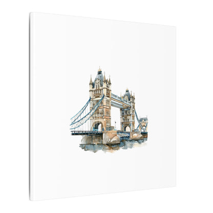 London Bridge Matte Canvas Wall Art, Elegant Home Decor, Unique Gift for Art Lovers, Travel Enthusiast Wall Decor, Modern Aesthetic