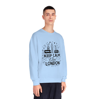 Unisex NuBlend® Crewneck Sweatshirt - Keep Calm and love London