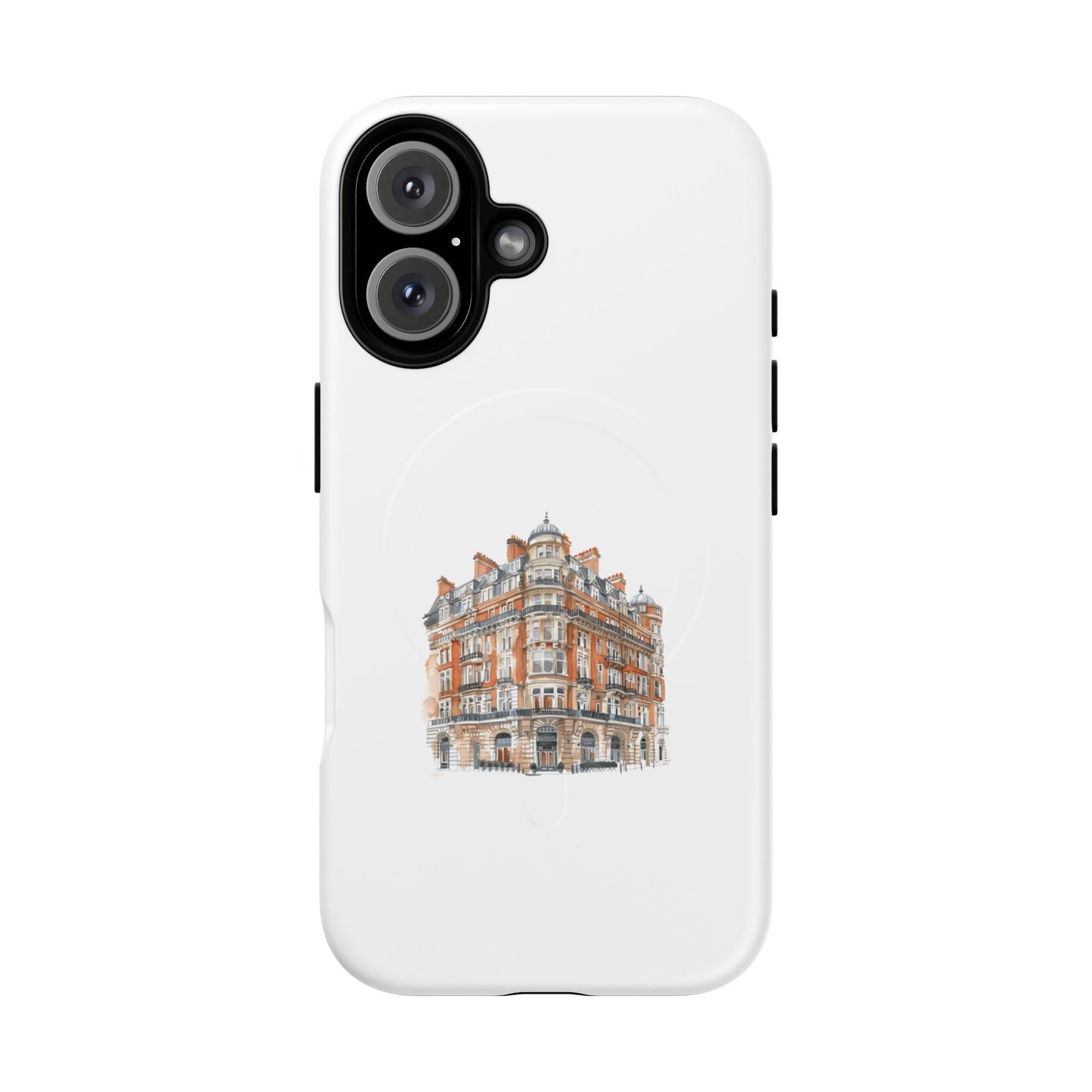 Elegant Tough Magnetic Case with Urban Design, Phone Case, Smartphone Protector, Gift for Her, Unique Tech Accessories