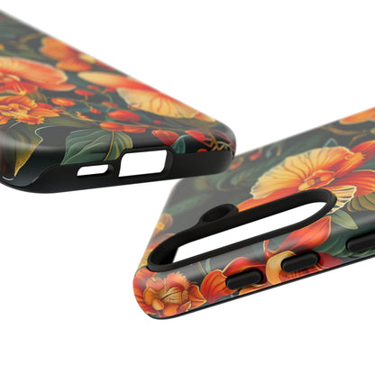 Floral Phone Case - Tough Cases, Protective Cover, Gift for Her, Smartphone Accessory, Floral Design, Nature-Inspired