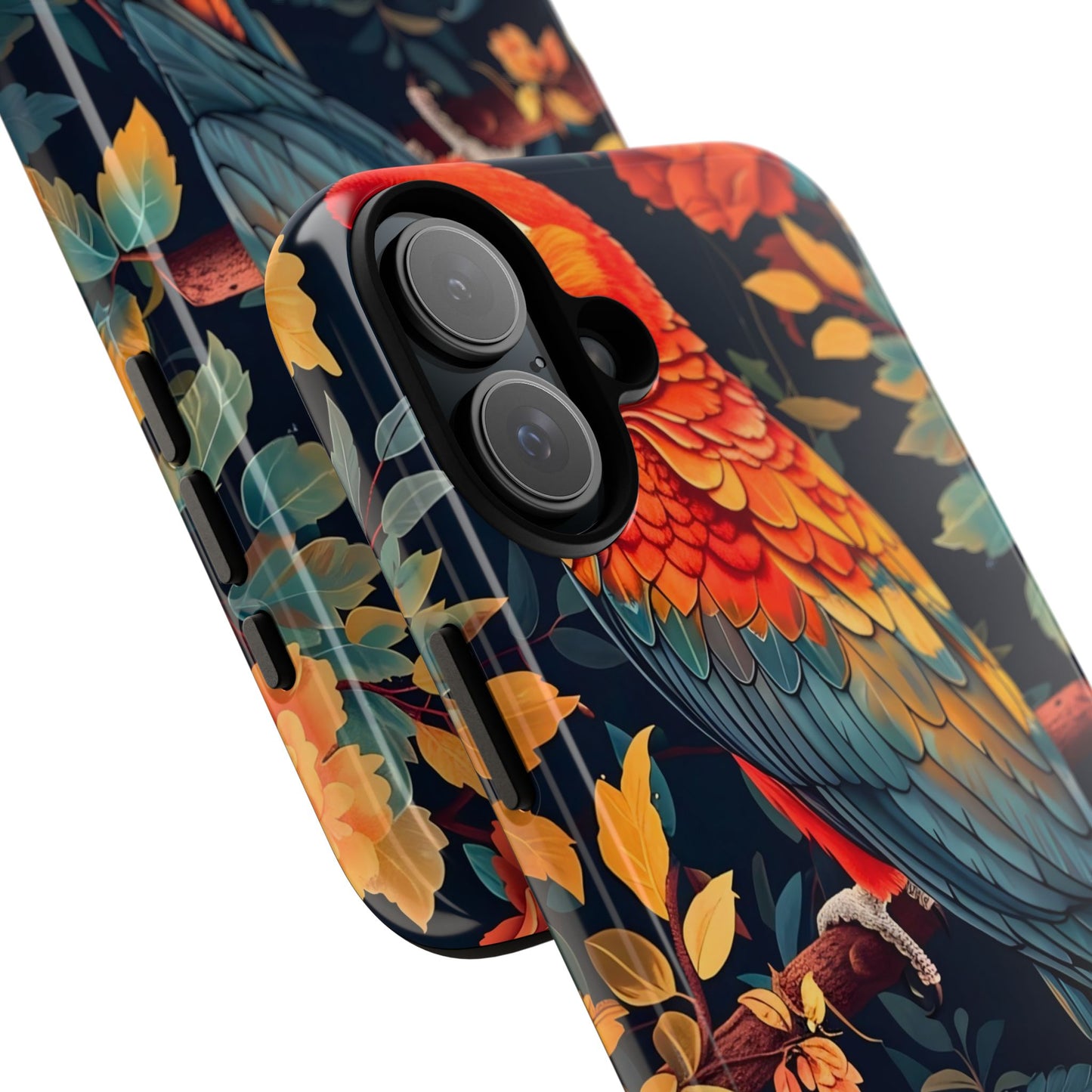 Vibrant Parrot Phone Case - Tough, Stylish, Nature-Inspired, Tropical, Wildlife, Perfect Gift, Summer Vibes