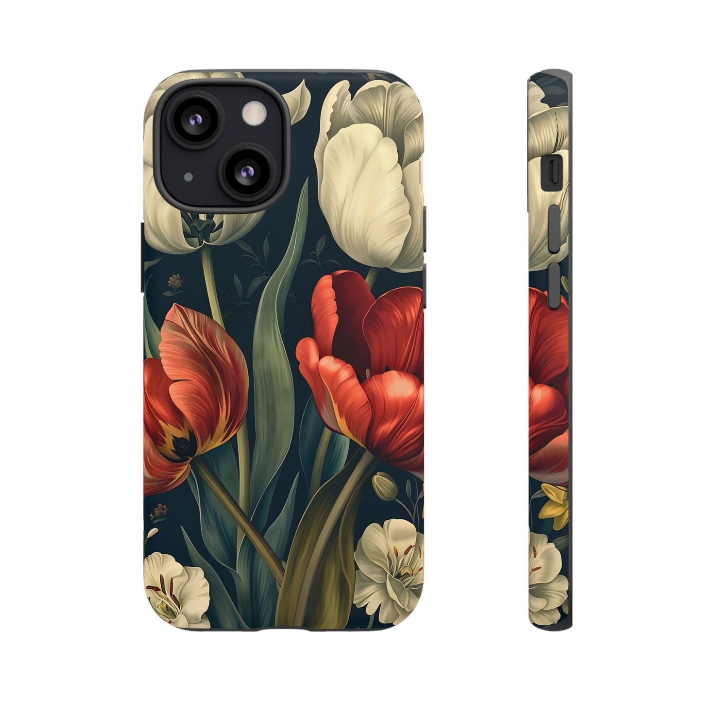 White Flower Tough Cases