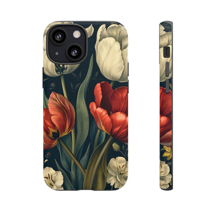 White Flower Tough Cases
