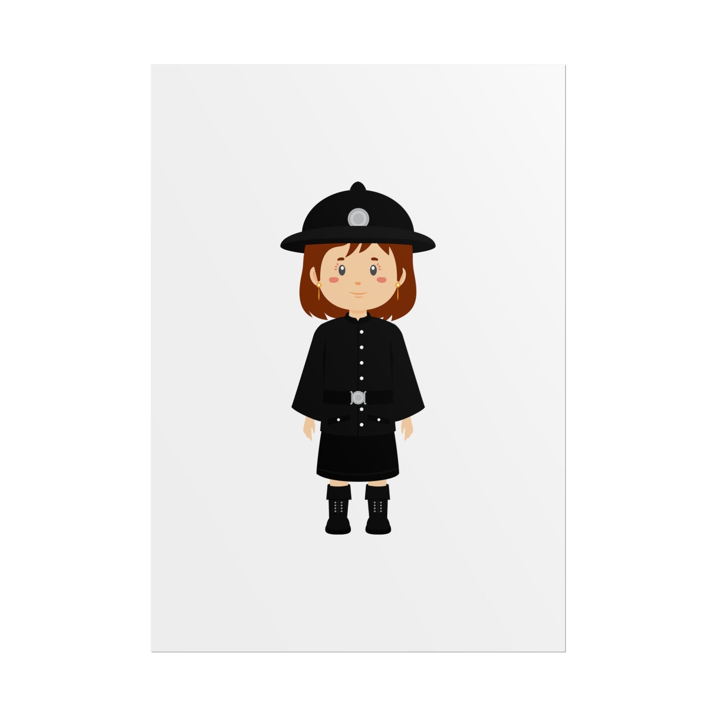 Charming Firefighter Rolled Posters for Kids' Rooms, Playful Wall Art, Fire Safety Decor, Kids' Gifts, Educational Prints