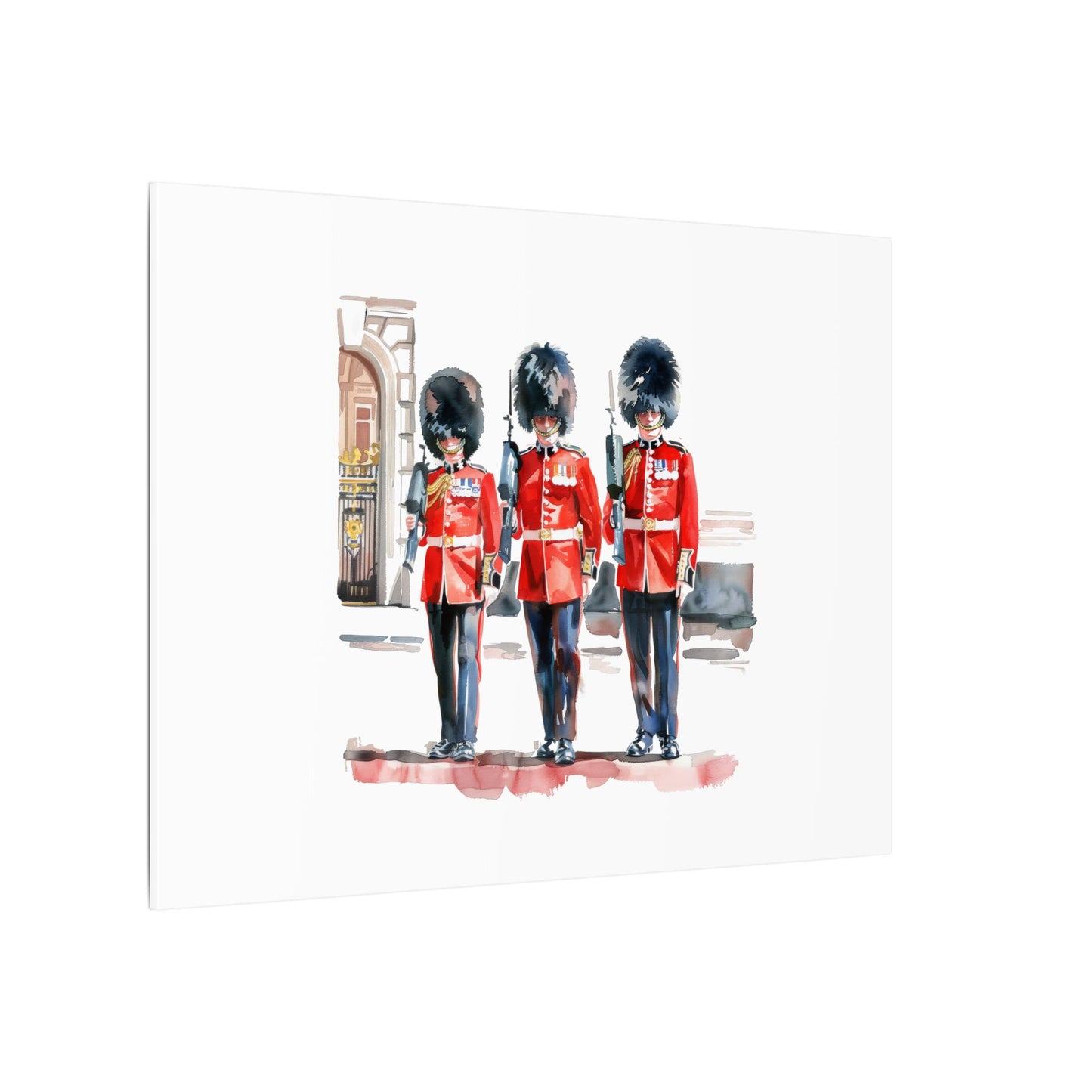 Royal Guards Canvas Print, British Wall Art, Home Decor, Unique Gift, London Culture