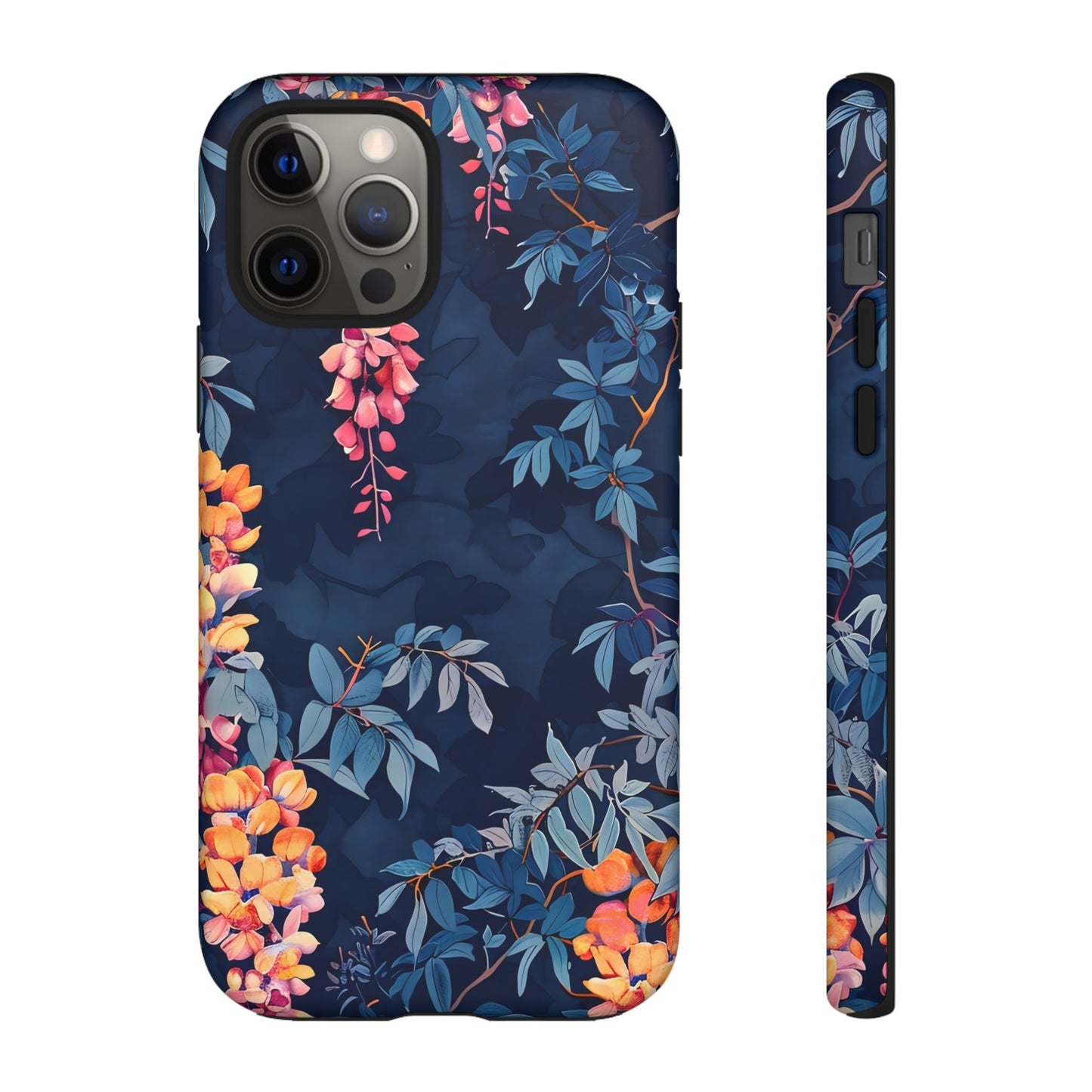 Floral iPhone Case, Tough Phone Cover, Gift for Her, Nature Lover Accessory, Spring Decor, Unique Floral Design