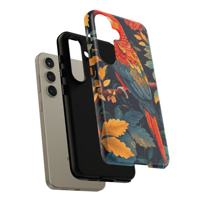 Vibrant Parrot Phone Case - Tough, Stylish, Nature-Inspired, Tropical, Wildlife, Perfect Gift, Summer Vibes