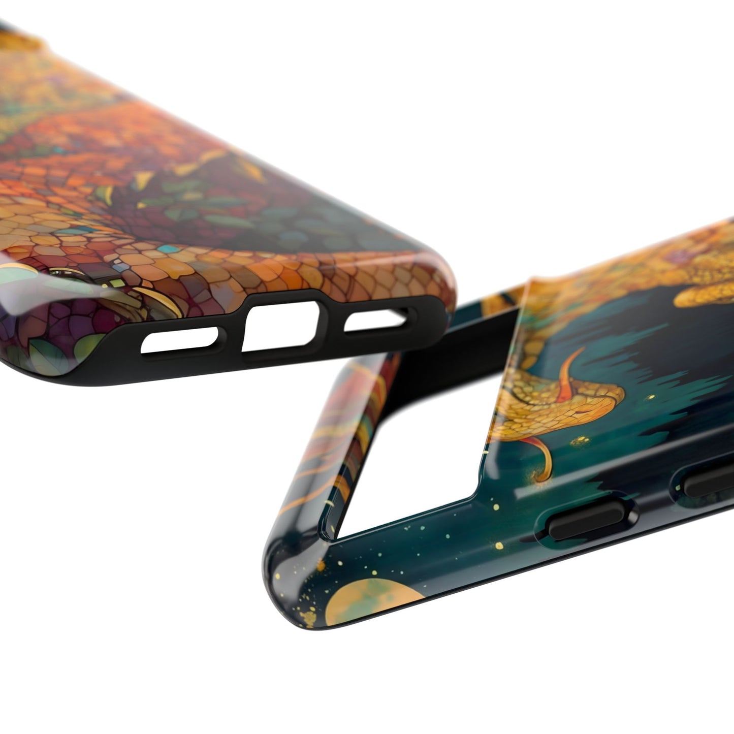 Dragon Art Phone Case, Tough Phone Cover, Fantasy Gift, Unique Mobile Accessory, Dragon Lover Gift, Stylish Protection