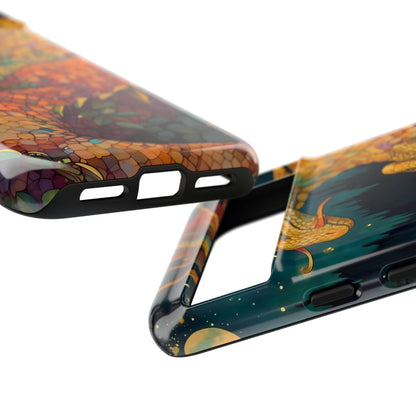 Dragon Art Phone Case, Tough Phone Cover, Fantasy Gift, Unique Mobile Accessory, Dragon Lover Gift, Stylish Protection
