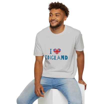 I love England Durable Unisex Softstyle T-Shirt