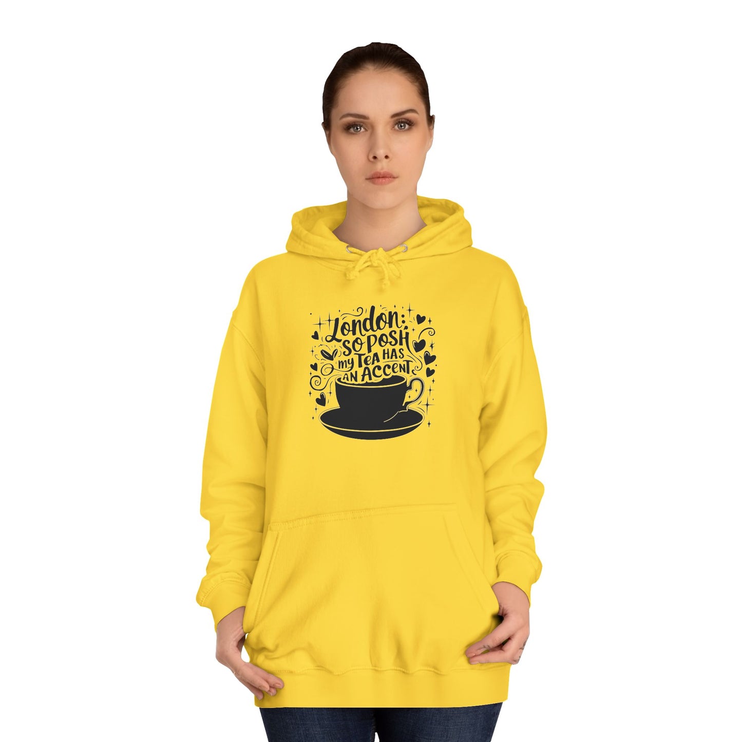 Unisex College Hoodie - London's Nostalgic Tea