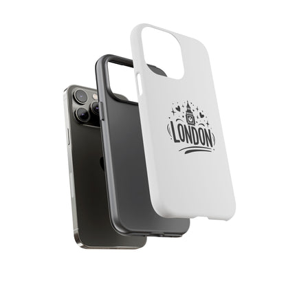 Stylish Phone Case for London Lovers, London Gift, Travel Accessory, Unique Smartphone Case, Cityscape Phone Cover
