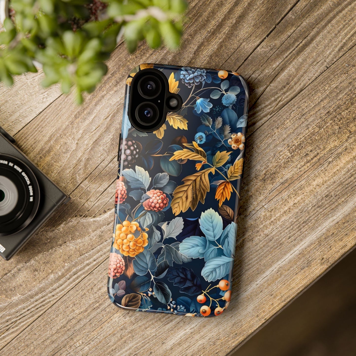 Floral iPhone Case, Tough Phone Cover, Nature-inspired Accessory, Gift for Her, Trendy Protection Case
