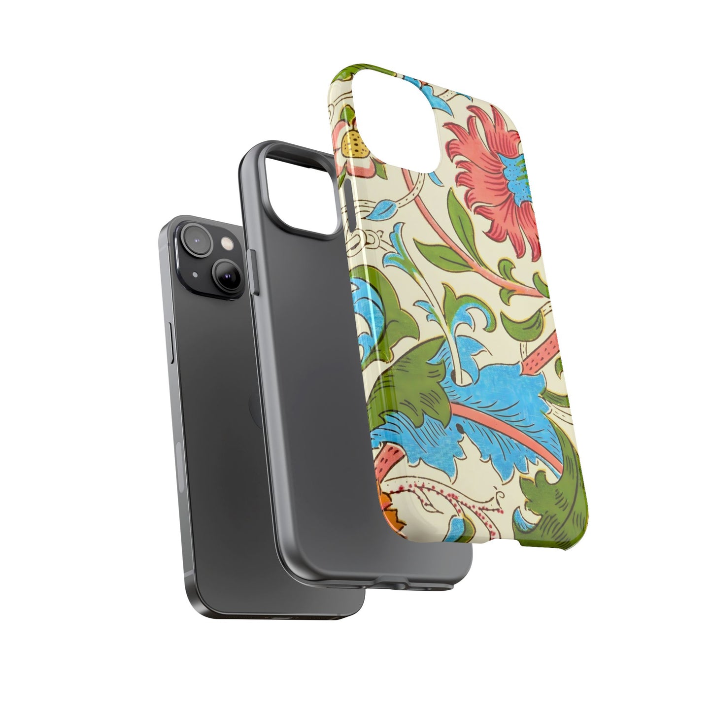 Tough Floral Phone Case - Artistic Smartphone Cover, Floral Print Gift, Protective Case | For Nature Lovers, Stylish Accessory, Phone [...]