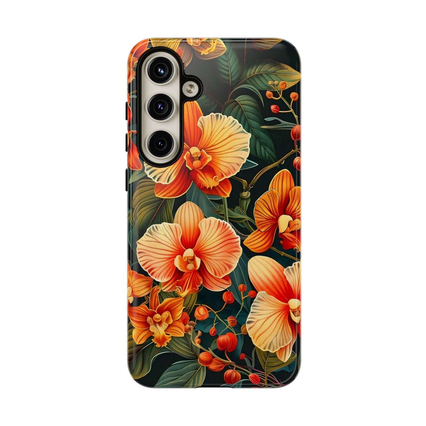 Floral Phone Case - Tough Cases, Protective Cover, Gift for Her, Smartphone Accessory, Floral Design, Nature-Inspired