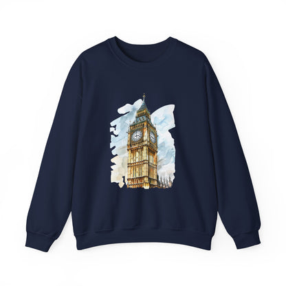 Unisex Heavy Blend™ Crewneck Sweatshirt Lightweight - Big Ben Iconic British Tower