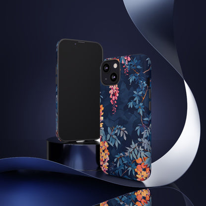 Floral iPhone Case, Tough Phone Cover, Gift for Her, Nature Lover Accessory, Spring Decor, Unique Floral Design