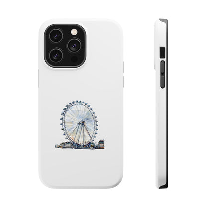Stylish Magnetic Phone Cases with London Eye Design, Custom Phone Covers, Unique Gift for Travelers, Chic Electronic Accessories