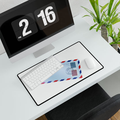 Air Mail Desk Mat | Stylish Office Decor, Workspace Accessories, Desk Organizer, Home Office Gift, Fun Office Supply