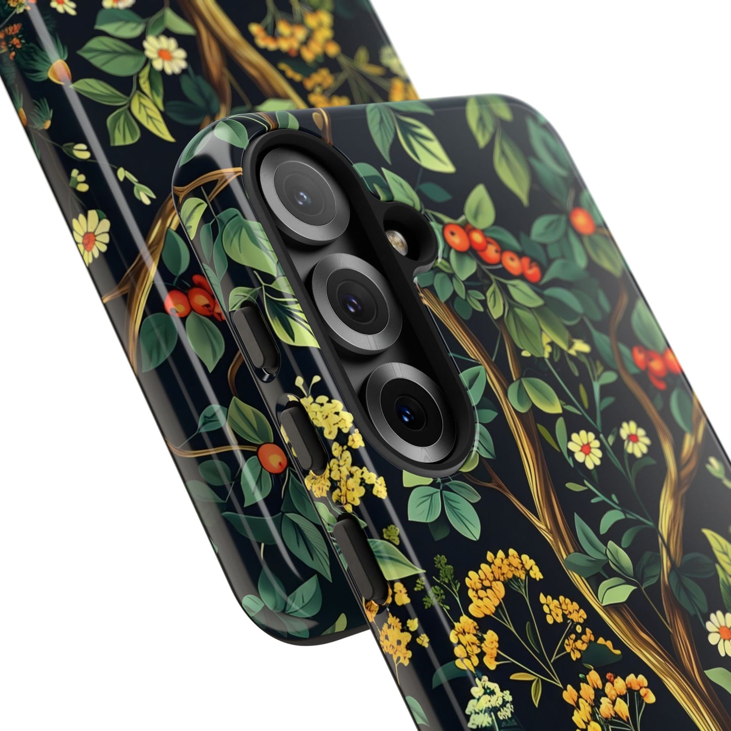 Floral iPhone Case, Nature Inspired Tough Case, Botanical Phone Cover, Eco-Friendly Gift, Unique Floral Design