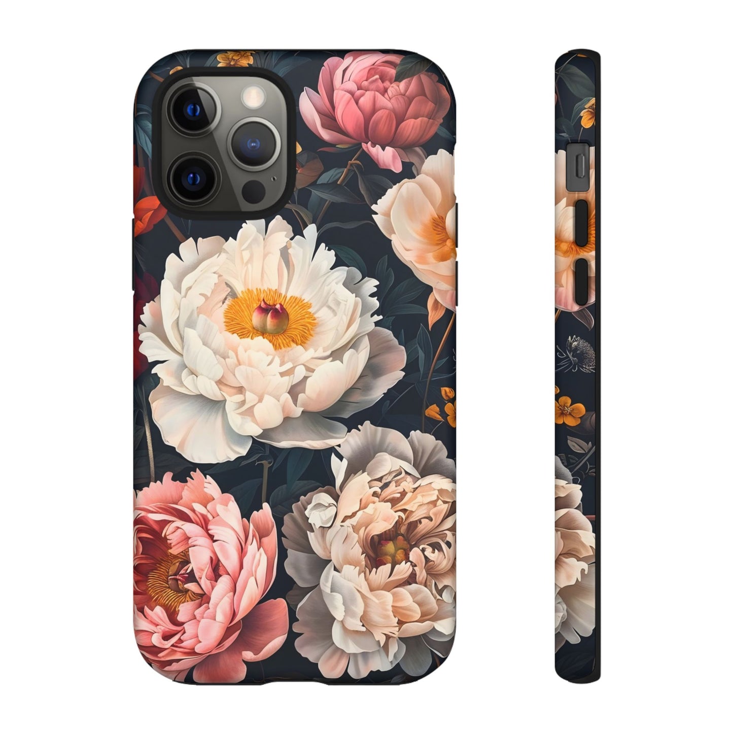 Floral Phone Case, Tough Phone Cover, Flower Design, Unique Gift for Her, Trendy Accessory, Spring Decor