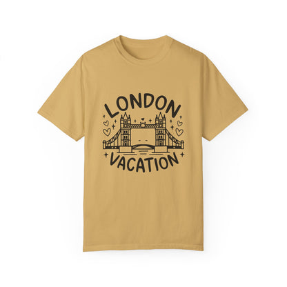London Vacation Unisex Garment-Dyed T-shirt