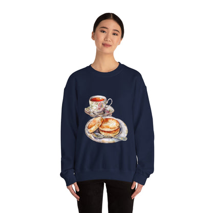 Unisex Heavy Blend™ Crewneck Sweatshirt - From Pies to Puddings - Classic British Dishes